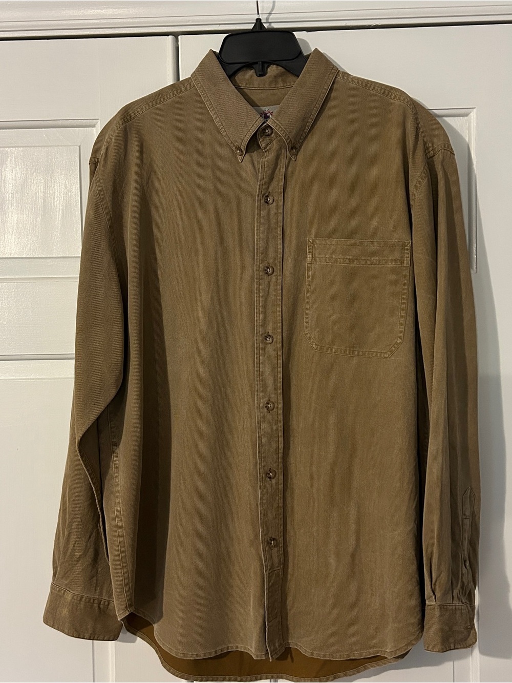 Territory Ahead Men's Brown Button-Down Corduroy Shirt